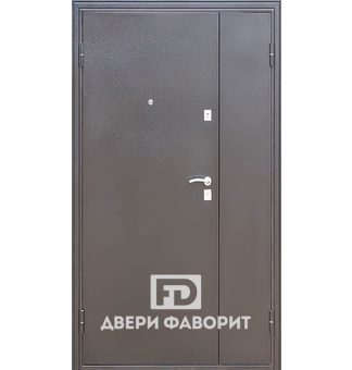 дверь стальная в подъезд отделана цинкогрунтом