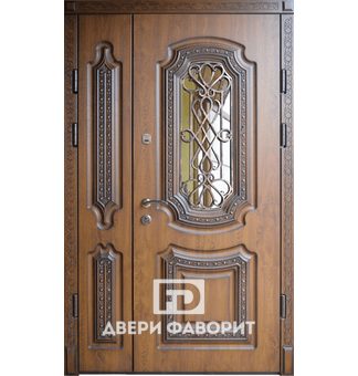двустворчатая стальная дверь с терморазрывом от производителя 
