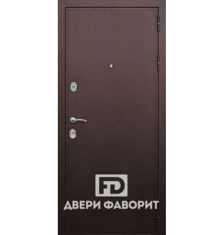 дверь с терморазрывом и отделкой цинкогрунт