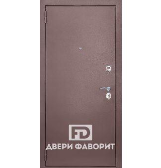 офисная стальная дверь с наружным антивандальным порошковым покрытием