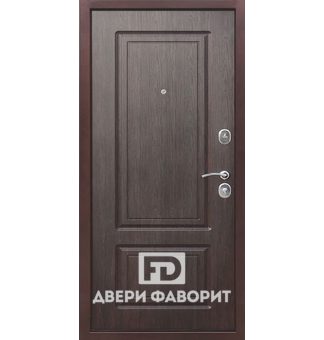металлическая офисная дверь с отделкой МДФ