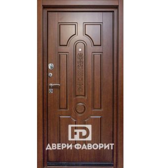 стальная дверь в квартиру с двусторонним МДФ