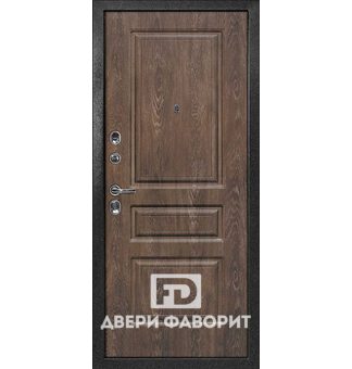 Недорогая входная дверь (порошок и МДФ)