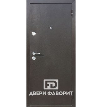 металлическая дверь с отделкой порошок