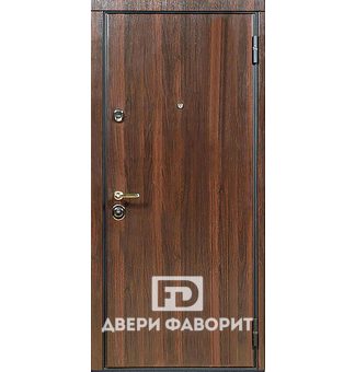 дверь стальная недорогая с ламинированной панелью