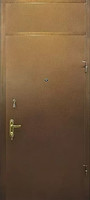 миниатюра - металлическая дверь в квартиру с верхней вставкой - МД-219 - kv65